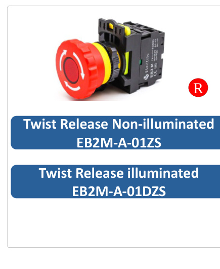 Emergency Stop Twist Release EB2M-A-01ZS
