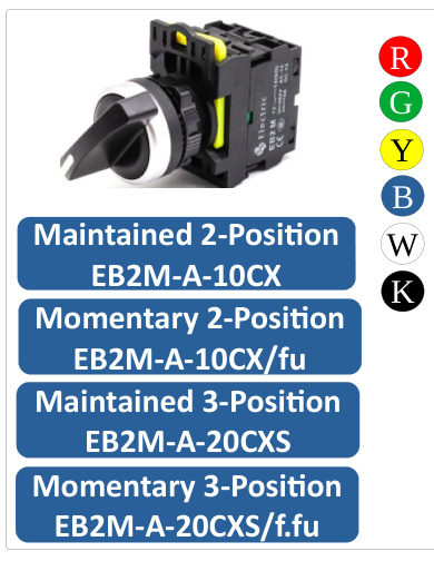 Long Lever Selector Switch EB2M-A-10CX