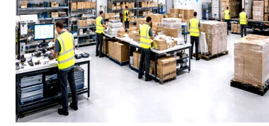 Logistics despatch hub at Unity&nbsp;Electro manufacturing facility